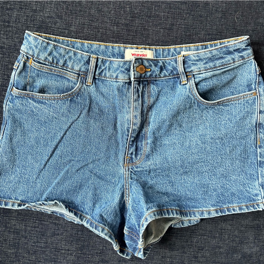 Wrangler Blue Denim Strapless Top